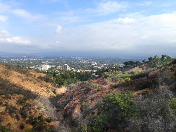 Valley view from top of canyon