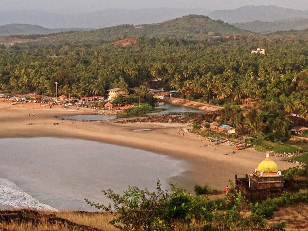 Gokarna Beach, viewed from the south headland