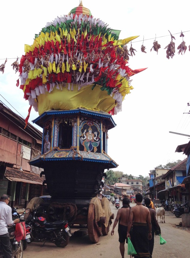 Temple car on Car Street, Gokarna
