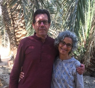 Alan and Aliza in Siwa Oasis, Egypt, April 2018