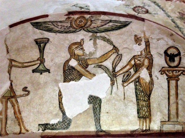 Tomb painting of a couple