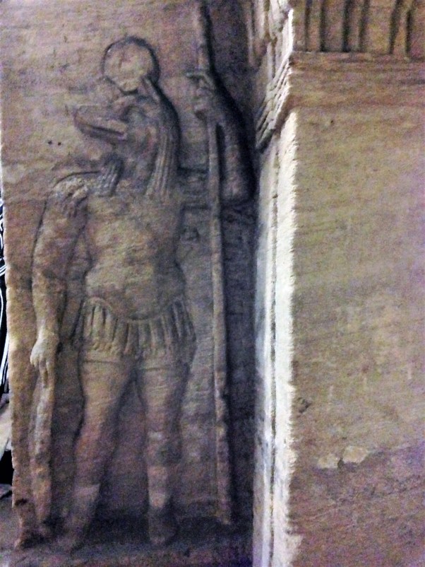 Anubis with a very Greco-Roman human body.