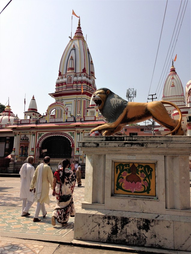 Entering the main complex of Daksh Mandir, Kankhal, Haridwar, Uttarakhand